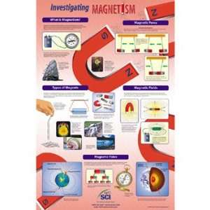 Investigating Magnetism Poster  Industrial & Scientific