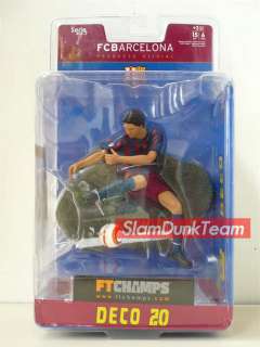 FT Champs FC Barcelona #20 Deco 05/06 Home Jersey 6 Soccer Action 