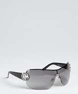 and white metal aviator sunglasses in stock retail value $ 275 00 