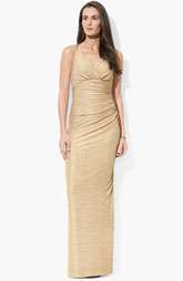 Lauren by Ralph Lauren Surplice Brocade Gown $190.00