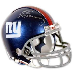  Eli Manning Autographed Helmet  Details New York Giants 