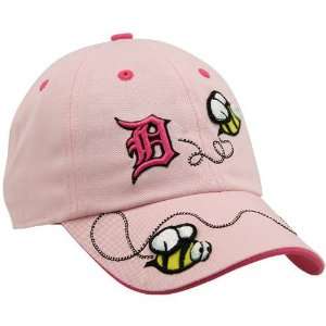  New Era Detroit Tigers Girls Pink Bumble Bee Adjustable 