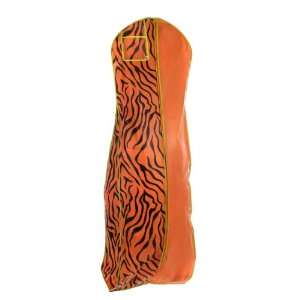   New Orange with Tiger Print Breathable Wedding Gown Dress Garment Bag