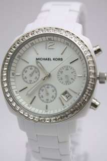 Michael Kors Women Chronograph Date White Watch MK5079  