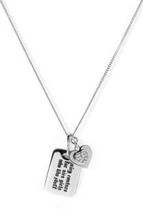 Juicy Couture Nice Girls Dog Tag Necklace  