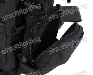 1000D Molle Tactical Hydration Hand Shoulder Bag Backpack Black A 