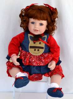   GIDDY UP GIRL  NEW IN 2012   RED HAIR   BLUE EYES   20 TODDLER  