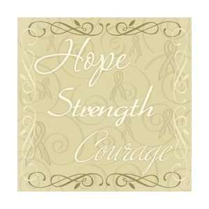 Karen Foster Hope For The Cure Paper 12X12 Hope; Strength; Courage 