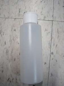 Plastic Bottle 4 oz NO LABEL W/ Flip Top Caps  12 ct  