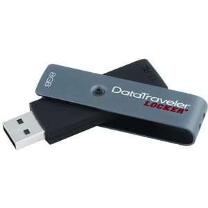  Kingston DTL+/8GB DataTraveler Locker Flash Drive ? Click 