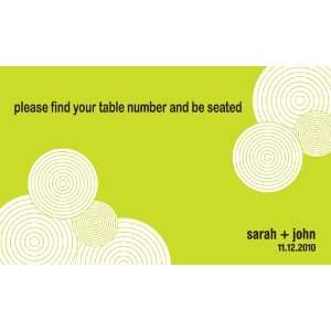   Circles/Pattern Table Sign   Candy Apple 