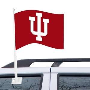  Indiana Hoosiers Crimson Car Flag Automotive