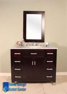   Bathroom Vanity Single Undermount Sink Wood Cabinet Furniture  