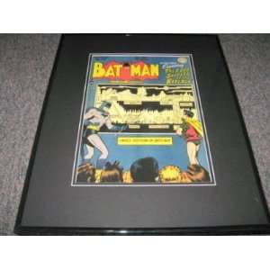  BATMAN #48 1948 BATCAVE FRAMED MATTED POSTER 16x20 Sports 