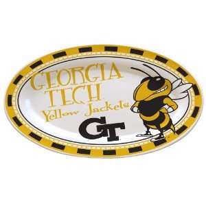  NCAA Georgia Tech Gameday 2 Ceramic Platter Sports 