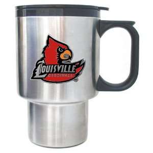  Louisville Cardinals Stainless Travel Mug   NCAA College Athletics 