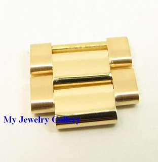 18K YELLOW GOLD LINK FOR ROLEX SUBMARINER YACHTMASTER  