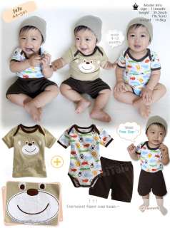 New Baby Boy JuJu Infant Cotton Clothing All In One Set  