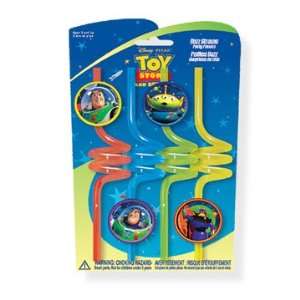  Buzz Lightyear Crazy Straws 4ct Toys & Games