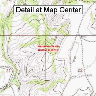   Map   Middlewood Hill, Wyoming (Folded/Waterproof)