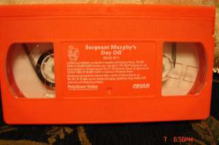 Busy World of Richard Scarrys Sergeant Murphys Day Off VHS FREE 1st 