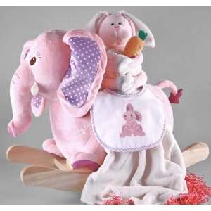  Elephant Rocking Horse Baby Gift Set for Girls Baby