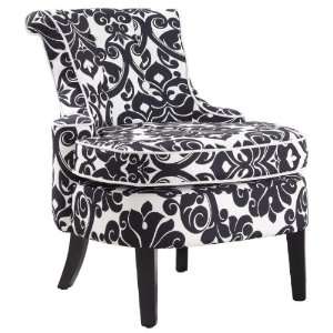  Diana Swoop Back Cap Arm Accent Chair
