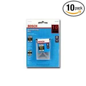  Bosch P2110TC Number 2 Phillips 1 Inch Tic Tac, 10 Pack 