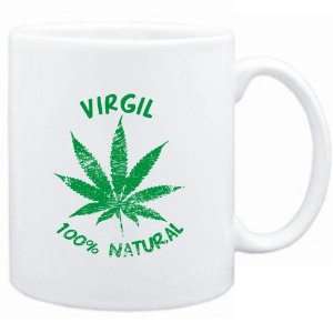    Mug White  Virgil 100% Natural  Male Names