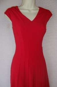   Neck Exposed Zipper Pleated Versatile Cocktail Dress 12 NWT  