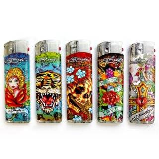   Ed Hardy Refillable Tattoo Color Changing LED Lighters (Eh lt 121
