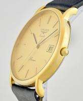 Mint Mens 2000 LONGINES Gold SS Presence Date W/Watch  