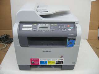 Samsung CLX 3160FN Color Laser Copy/Fax/Scan USB/NET MFP 635753712490 