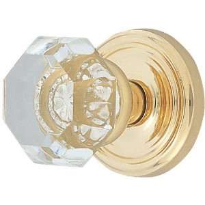  Brass   Old Town Clear Crystal Passage Door Knob