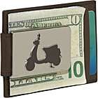 Vespa Front Pocket Wallet W¡Magnetic Money Clip