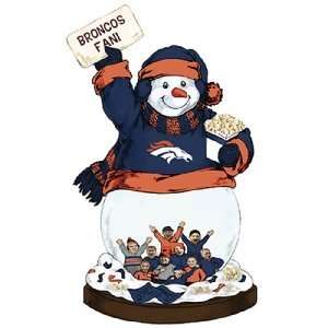  Denver Broncos NFL Stadium Snowman Figurine Sports 