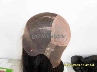 16human hair full lace wigs,remy indian black or brown silky straight 