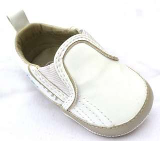 White New toddler baby boy walking shoes size 1 2 3  