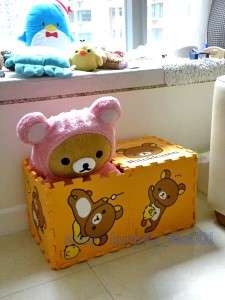   Relax Bear Soft Floor Crawl Mats for Child Kid Toy Storage Box  