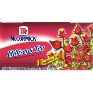 McCormick Hibiscus Tea / Te de Jamaica 25 bags/box (Pack of 4)  