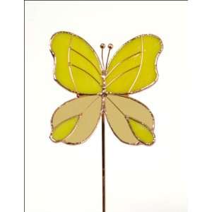  Genuine Stained Glass Plant Stake Patio, Lawn & Garden