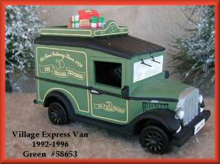 Village Express Van Dept. 56 Christmas In The City CIC  