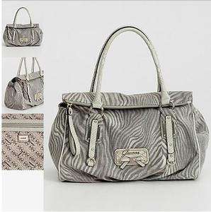 GUESS WANDERLUST FOLD OVER NATURAL SATCHEL 2012  