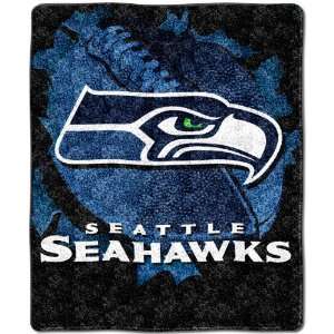  Northwest Seattle Seahawks 50X60 Sherpa Throw Sports 