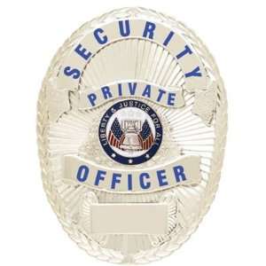  Security Private Officer Badge (Silver)