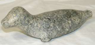 Vintage Arctic Native Inuit/Eskimo Stone Carving SEAL  
