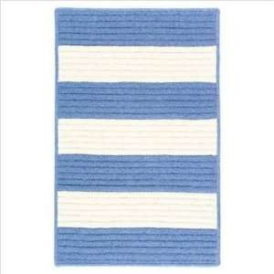   Stripe Rug Main Color Blue, Size Octagon 10 x 10