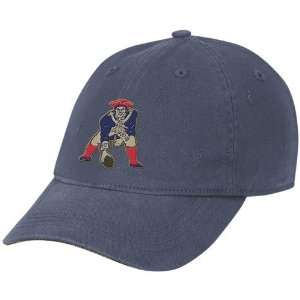   Patriots Navy Blue Basic Logo Slouch Adjustable Hat