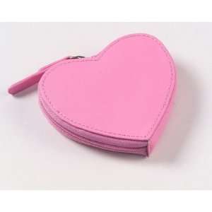  Clava Leather CL 2295PINK Heart Coin Purse in Pink Toys 