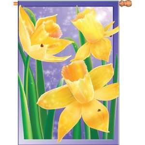    Premier Designs 28 In Flag   Dewdrop Daffodils Toys & Games